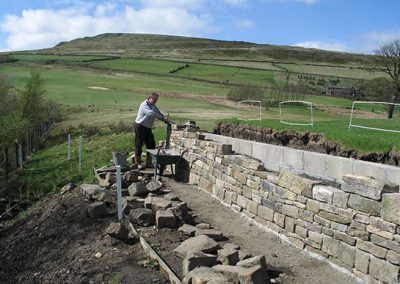 Repairing a wall